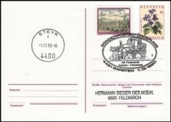 1990  Sonderpostbeförderung von Garsten nach Christkindl