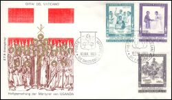 1965  Heiligsprechung von 22 Mrtyrer von Uganda