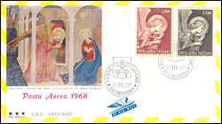 1968  Flugpostmarken: Erzengel Gabriel