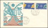 1959  10 Jahre Nordatlantikpakt (NATO) - FDC