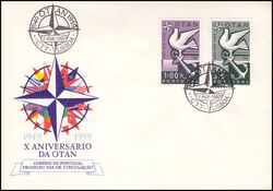 1960  10 Jahre Nordatlantikpakt (NATO) - FDC