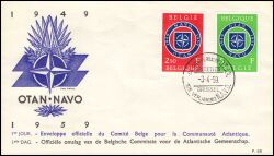 1959  10 Jahre Nordatlantikpakt (NATO) - FDC