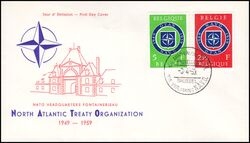 1959  10 Jahre Nordatlantikpakt (NATO) - FDC