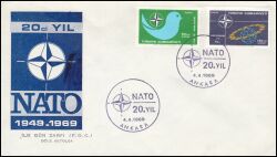 1969  20 Jahre Nordatlantikpakt (NATO)