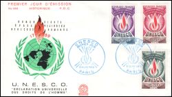 1969  Dienstmarken für die UNESCO - FDC