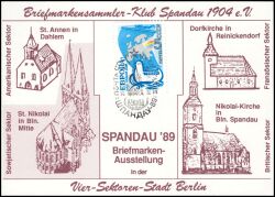 1989  Briefmarkenausstellung SPANDAU ´89
