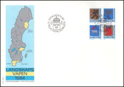 1984  Rabatt-Freimarken: Provinzwappen
