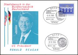1985  Staatsbesuch des amerikanischen Präsidenten Ronald Regan