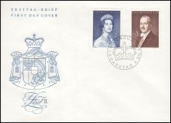 1960  Freimarken: Fürstenpaar
