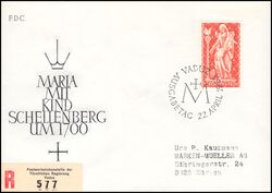 1965  Freimarke: Madonna von Schellenberg