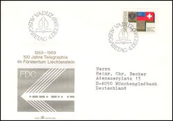 1969  100 Jahre Telegraphie in Liechtenstein