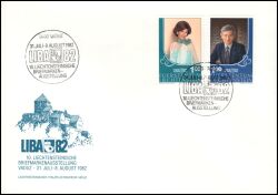 1982  10. Liechtensteinische Briefmarkenausstellung LIBA `82