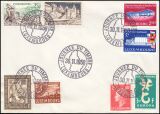 1945  versch. Belege Luxemburg