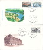 1945  versch. Belege Luxemburg