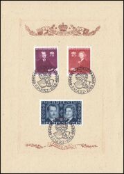 1943  Hochzeit von Fürst Franz Josef II. und Gräfin Gina von Wilczek