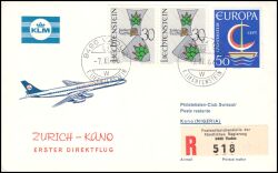 1966  Erster Direktflug Zürich - Kano ab Liechtenstein