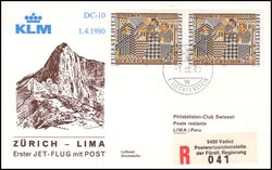 1980  Erstflug mit Post DC-10-30 Zrich - Lima ab Liechtenstein