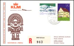 1980  Erstflug mit Post DC-10-30 Zrich - Lima ab Liechtenstein