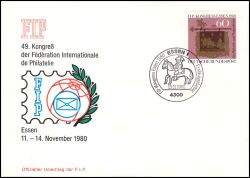 1980  Kongreß des Intern. Philatelistenverbandes FIP