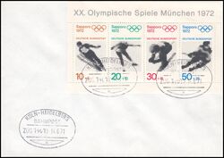 1971  Bahnpost - Olympische Spiele 1972 in Sapporo