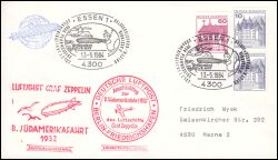 1984  8. Südamerikafahrt des Luftschiffes LZ 127 "Graf Zeppelin"