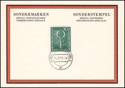 1955  Internationale Briefmarkenausstellung WESTROPA