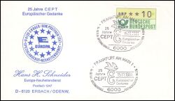 1981  25 Jahre Cept - Europäischer Gedanke