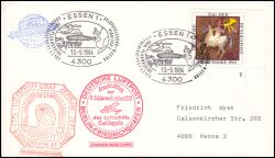 1984  9. Südamerikafahrt des Luftschiffes LZ 127 "Graf Zeppelin"