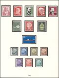 Sammlung BRD von 1957 - 1974 im Vordruckalbum