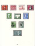 Sammlung BRD von 1957 - 1974 im Vordruckalbum