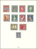 Sammlung BRD von 1957 - 1974 im Vordruckalbum