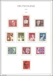 Sammlung Berlin von 1960 - 1985 im Vordruckalbum