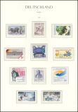 Sammlung Berlin von 1959 - 1990 im Vordruckalbum