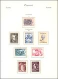 Sammlung Österreich von 1959 - 1993 im Vordruckalbum