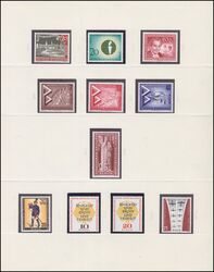 Sammlung Berlin von 1955 - 1975 im Vordruckalbum