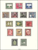 Sammlung BRD von 1951 - 1969 im Vordruckalbum