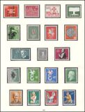 Sammlung BRD von 1951 - 1969 im Vordruckalbum