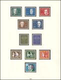 Sammlung BRD von 1951 - 1969 im Vordruckalbum