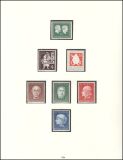 Sammlung BRD von 1951 - 1969 im Vordruckalbum