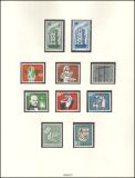 Sammlung BRD von 1951 - 1969 im Vordruckalbum
