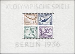 1936  Olympische Sommerspiele in Berlin - Block