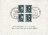 1937  1. Nationale Briefmarkenausstellung - Block