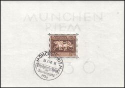 1936  Galopprennen "Das Braune Band von Deutschland" - Block