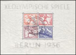 1936  Olympische Sommerspiele in Berlin - Block
