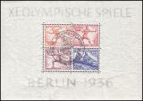 1936  Olympische Sommerspiele in Berlin - Block