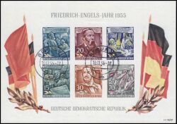 1955  Todestag von Friedrich Engels - Block