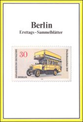 Ersttags-Sammelblätter Berlin von Philswiss