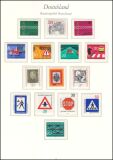 Sammlung BRD von 1971 - 1981 im Vordruckalbum