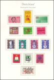 Sammlung BRD von 1971 - 1981 im Vordruckalbum