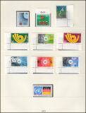 Sammlung BRD von 1972 - 1978 im Vordruckalbum